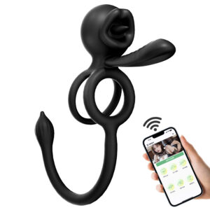 【B2】3 in 1 Vibrating Cock Ring